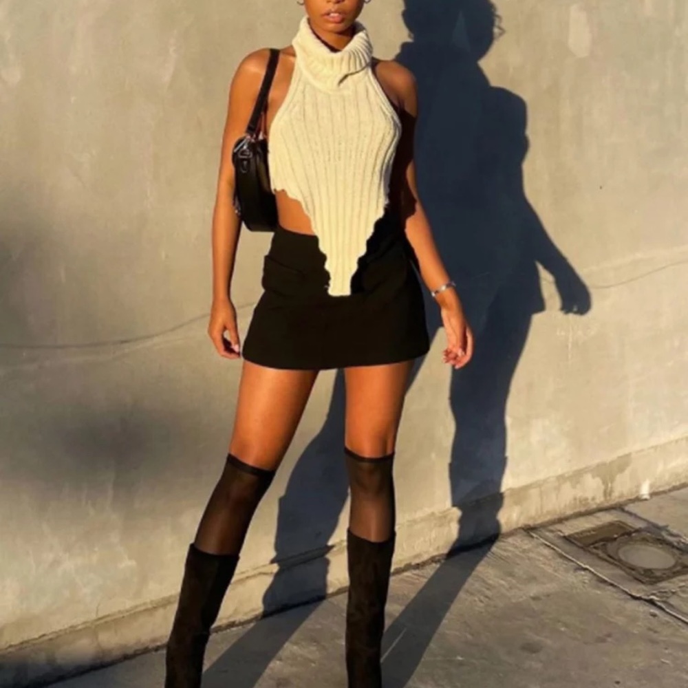 Cream Knit Top 💎